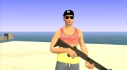Skin GTA V Online в летней одежде for GTA San Andreas miniature 1