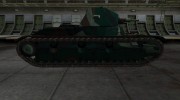 Французкий синеватый скин для AMX 38 для World Of Tanks миниатюра 5