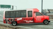 TMZ Tourbus для GTA 5 миниатюра 4