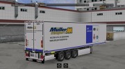  Muller Transport Trailer Pack V1 для Euro Truck Simulator 2 миниатюра 3