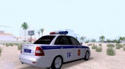 ВАЗ 2170 Полиция для GTA San Andreas миниатюра 4