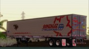 Trailer Gonzalez Trucking для GTA San Andreas миниатюра 4