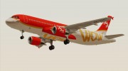 Airbus A320-200 Indonesia AirAsia WOW Livery for GTA San Andreas miniature 2