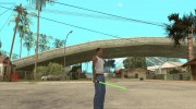 Lightsabre v2 Master(green) для GTA San Andreas миниатюра 1