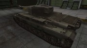 Пустынный скин для Caernarvon для World Of Tanks миниатюра 3