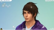 Мужская прическа Hair-04M para Sims 4 miniatura 1