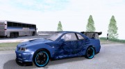 Nissan Skyline GTR 34 CIAY для GTA San Andreas миниатюра 4