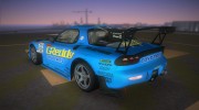 Mazda RX-7 FD3S RE Amemiya (Racing Car GReddy) for GTA Vice City miniature 4