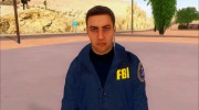 FBI Skin для GTA San Andreas миниатюра 1