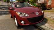 Mazda 2 2011 for GTA 4 miniature 1