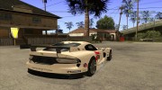 SRT Viper GTS-R V1.0 для GTA San Andreas миниатюра 4