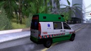 Mercedes Benz Vito Ambulancia ACHS 2012 для GTA San Andreas миниатюра 3