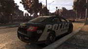 Ford Taurus Police Interceptor 2010 [ELS] for GTA 4 miniature 3