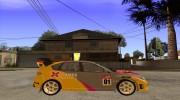 Subaru Impreza WRX STi X GAMES America из DIRT 2 para GTA San Andreas miniatura 5