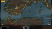 Цветная карта Европы для Euro Truck Simulator 2 миниатюра 2