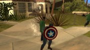 Captain America shield v1 para GTA San Andreas miniatura 2