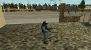 Боец ОМОНа в зимней форме para GTA San Andreas miniatura 3