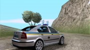 Skoda Octavia II Украинский ДПС para GTA San Andreas miniatura 4