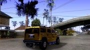 AMG H2 HUMMER TAXI for GTA San Andreas miniature 4