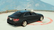 Mercedes E63 Unmarked (with blue siren) FINAL for GTA 5 miniature 4