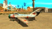 МИГ 15 СССР для GTA San Andreas миниатюра 2