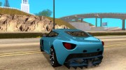 Aston Martin Zagato V12 V1.0 para GTA San Andreas miniatura 3