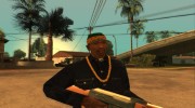 Зеленая кепка с банданой для GTA San Andreas миниатюра 1