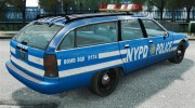 Chevrolet Caprice Police Station Wagon 1992 для GTA 4 миниатюра 5