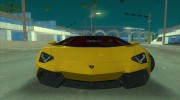 Lamborghini Aventador LP700-4 Novitec Torado для GTA San Andreas миниатюра 3