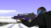 Фиолетовая M4 из GTA V Online DLC para GTA San Andreas miniatura 3
