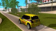 Suzuki Rally Car для GTA San Andreas миниатюра 3