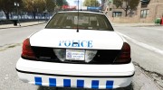 Ford Crown Victoria Homeland Security for GTA 4 miniature 4