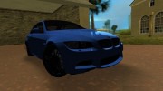 BMW M3 E92 for GTA Vice City miniature 1