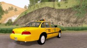 1992 Ford Crown Victoria Taxi для GTA San Andreas миниатюра 3