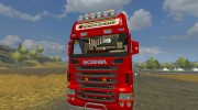 Scania Longline V Rot для Farming Simulator 2013 миниатюра 8