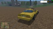 Pontiac Firebird v1.2 for Farming Simulator 2015 miniature 6