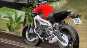Yamaha MT 09 для GTA San Andreas миниатюра 3