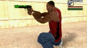 Зеленый дигл | Green Deagle для GTA San Andreas миниатюра 1