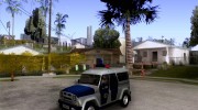 Бобик УАЗ-3159 Милиция v.2 для GTA San Andreas миниатюра 1