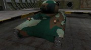 Французкий синеватый скин для AMX 40 для World Of Tanks миниатюра 1