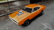 Dodge Charger RT 1970 для GTA 4 миниатюра 3