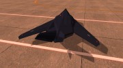 Lockheed F-117A Nighthawk для GTA San Andreas миниатюра 3