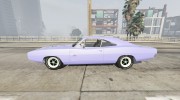 1970 Dodge Charger RT 1.0 para GTA 5 miniatura 3