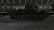 Контурные зоны пробития Матильда IV for World Of Tanks miniature 5
