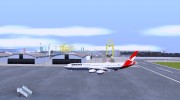 Airbus A340-300 Qantas Airlines para GTA San Andreas miniatura 2