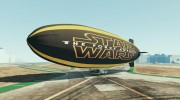 Star Wars the Force Awakens Blimp for GTA 5 miniature 1