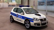 Golf V - Croatian Police Car для GTA San Andreas миниатюра 1