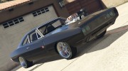 1970 Dodge Charger for GTA 5 miniature 1