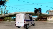 ГАЗ 2217 соболь МИЛИЦИЯ для GTA San Andreas миниатюра 4