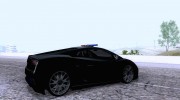 Lamborghini LP560 Police Unmarked для GTA San Andreas миниатюра 2
